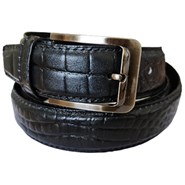 Black Genuine Leather Belt